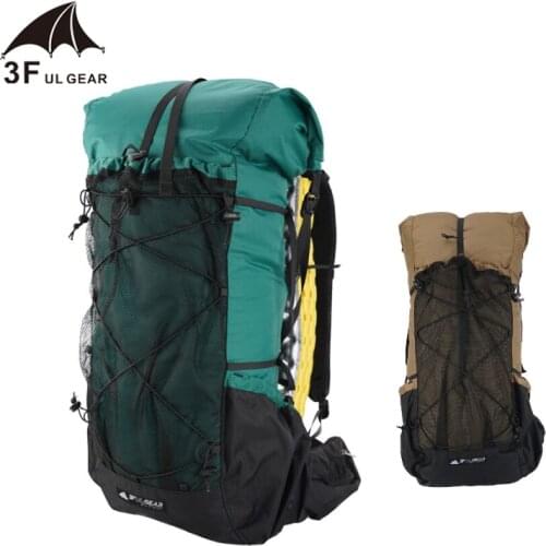 3F UL GEAR Water-resistant Hiking Backpack Lightweight Camping Pack Travel Mountaineering Backpacking Trekking Rucksacks 40+16L