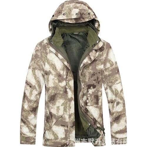 Military tactical waterproof jacket for men G8 jacket to keep warm waterproof coat shark piece leather