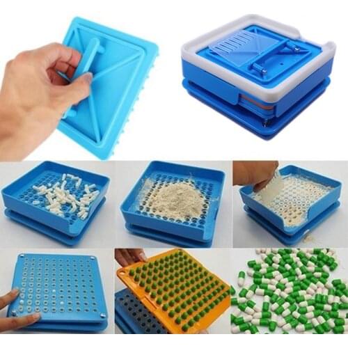 100 Holes Empty Capsule Filler Capsule Filling Tool Spreader Plates Capsule Filling Machine
