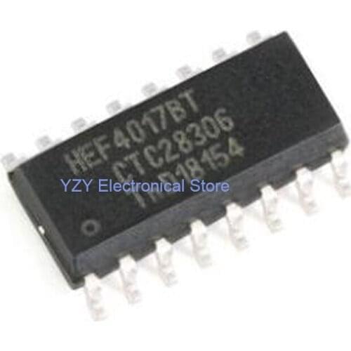 100PCS/LOT HEF4017BT HEF4017 SOP16 CD4017BM CD4017 SOP-16 4017 SOP SMD New Original Fast Shipping