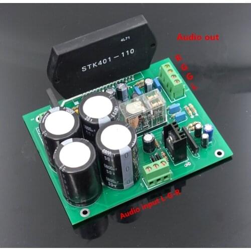 2020 NEW STK401-140/110 stereo AMP High power 120W+120W thick film hifi amplifier board / kit