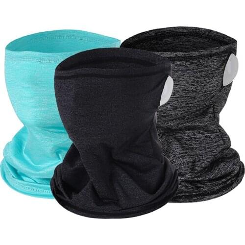 3PCS Bandana Ice Silk Scarf Cycling Scarf Neck Gaiter Hiking Balaclava Magic Headscarf for Men Women Cycling