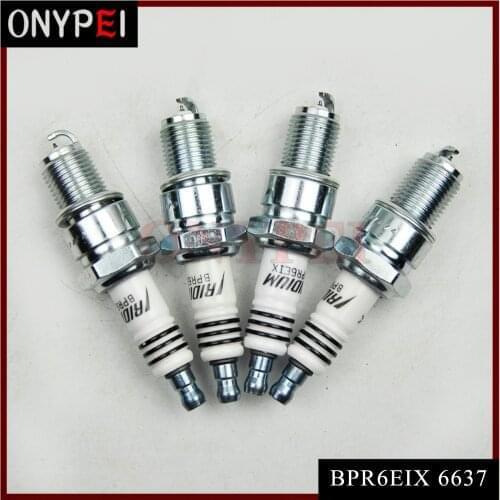 4x Iridium Spark Plug BPR6EIX 6637 for BMW SUBARU NISSAN BPR6EIX-6637