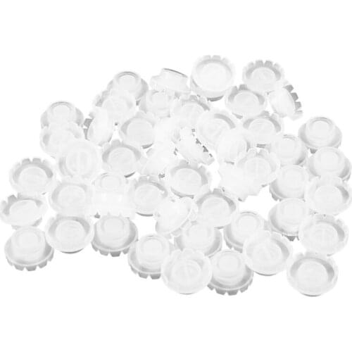 50pcs Individual Eyelash Glue Holder Grafting Eyelashes Quick Blossom cup ring Eyelash Extension Adhesive Stand