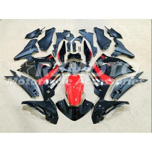 ACE KITS New ABS Injection Fairings Kit Fit For HONDA CBR250R MC19 1988 1989 CBR250 MC19 88 89 Black Red QQ71