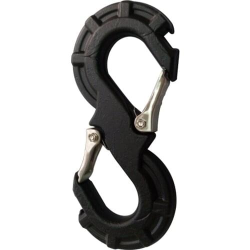 Towing Hook Steel Black for Off Road Trailer Car JK & JL SUV 5 Tons Pulling Force