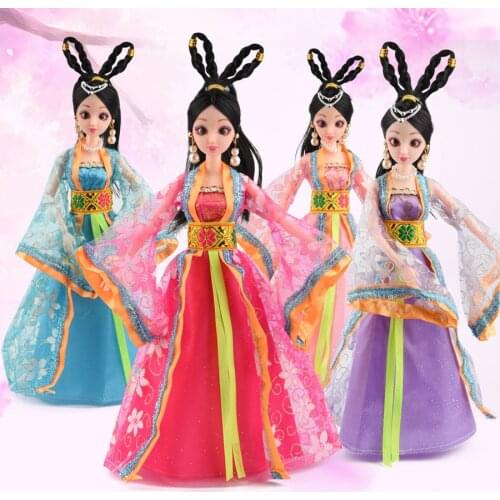 Baby Doll Toy Girls Princess Doll Model 30cm Chinese Ancient Princess Joint Dolls Moveable Christmas Birthday Gift
