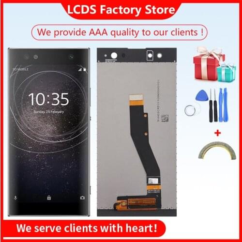 AAA Quality Display 6.0" For Sony XA2 Ultra LCD Display Touch Screen Digitizer H4233 H4213 H3213 H3223 C8 Replacement