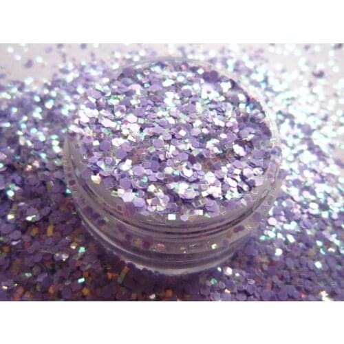 G455 Purple Colors 3D Hex Glitter Nail art Sequins Decals For Nail Tips UV Gel Decoration Design Tools