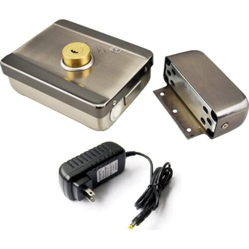 Intelligent silent lock mute electric motor electronic lock for access control