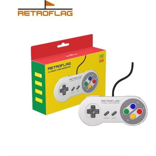 Retroflag Classic Wired USB Gamepad Game Controller Joystick For Raspberry PI 3B 3B+ 4B Game Console PC NS Switch Joypad