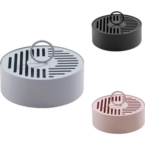Carbon Steel Mosquito Coil Box with Lid Mosquito Coil Tray Sandalwood Incense Burner Outdoor Mosquito Coil Tray