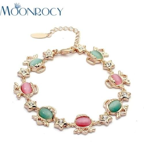 MOONROCY Pink Bracelets