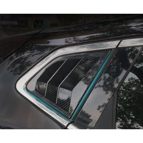 Rear Quarter Window Louver Cover Stickers for Nissan Qashiqai Accessories 2019 2020 2021