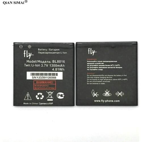 2019 New BL 8016 BL-8016 BL8016 1300mAh Battery Replacement For Fly BL8016 Mobile Phone + Tracking number