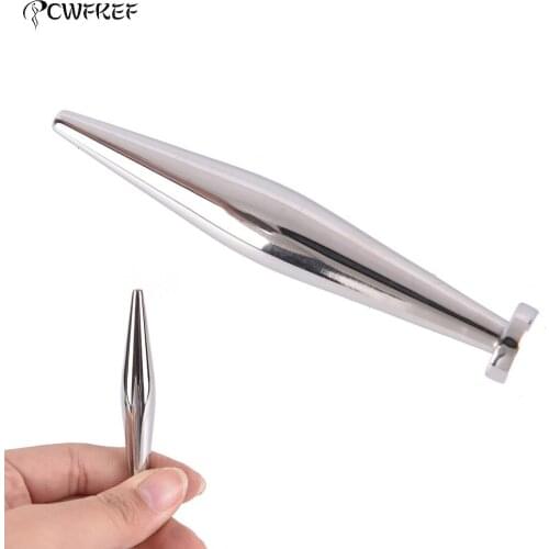 Dia 9mm Adult Products Stainless Steel Penis Plug Urethral Sounds Stretching Male Chastity Device Urethral Dilators Catheters