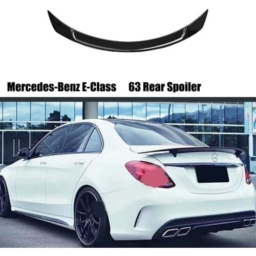 For Mercedes-Benz E-Class 2016 2017 2018 2019 Car Front Bumper Splitter Lip Spoiler Surround Front Shovel E-Class Modification