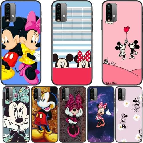 Lovely Mouse Minnie Phone Case For XiaoMi Redmi 11 lite 9C 8A 7A Pro 10T 5G Anime Cover Mi 10 Ultra Poco M3 X3 NFC 8 SE cover