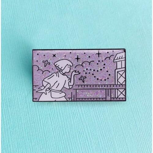 Spirited Aways Haku Hold Your Breath! Brooch Pins Enamel Metal Badges Lapel Pin Brooches Jackets Fashion Jewelry Accessories