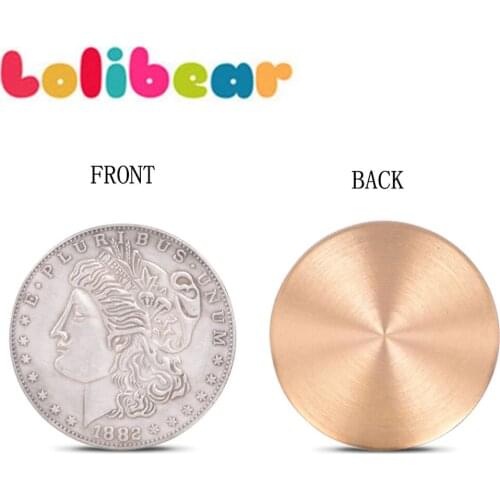 Expanded Shell Super Morgan Dollar Magic Tricks Close Up Magia Coin Appearing Disappearing Magie Illusion Gimmick Props Magica