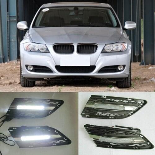 2PCS Car LED DRL For BMW E90 3series 328i 320i 323i 325i 330i 2010 2011 2012 Daytime Running Lights Daylight Fog lamp