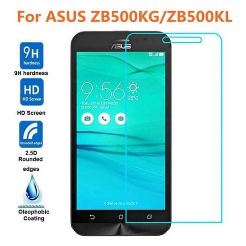 For ASUS Zenfone Go ZB500KL Tempered Glass 9H Protective Film Front Cover Screen Protector For ZB500KG X00AD X00ADC Guard