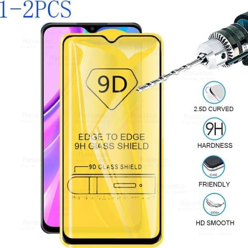 1/2pcs Full glued Tempered Glass For Xiaomi Redmi 9 a Screen Protector for Redmi 9a protect Glass full cover for Redmi9 a Glass