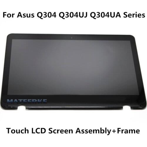 1080P N133HSE-EA3 LCD Screen Touch Digitizer with Bezel Assembly For Asus Q304 Q304UJ Q304UA Q304UA-BBI5T10