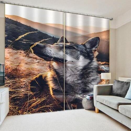 Nature scenery animal curtains 3D Curtains Drapes For Bedroom Living room Office Hotel Home Decorative 3d curtains