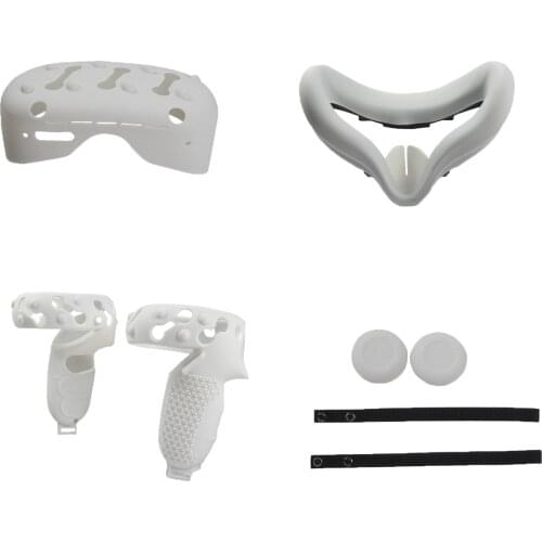 Face Eye Mask Front Cover Handle Protective Cover Case Set for oculus quest 2 VR Accessories