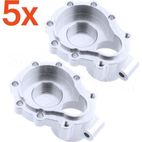 5Pairs/Lot Aluminum Alloy Rear Inner Portal Drive Housing (L&R) for 1/10 RC Traxxas TRX4 Crawler Truck 8253 Hop Up Parts