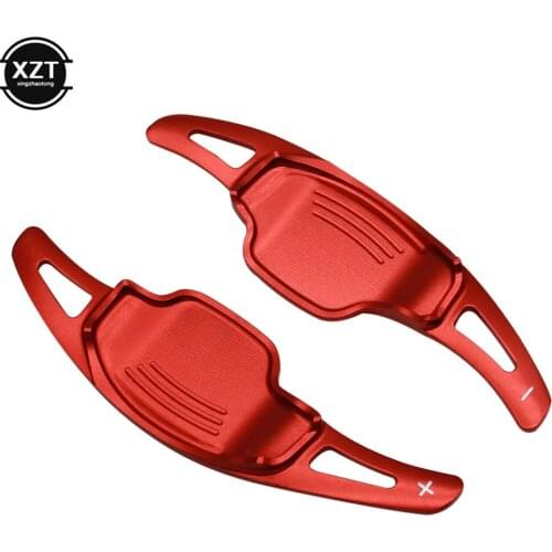 Car Steering Wheel Shift Paddle Shifter Extended 2pcs Aluminum Shift Lever For Buick Chevrolet Cadillac Camaro 2012-2015