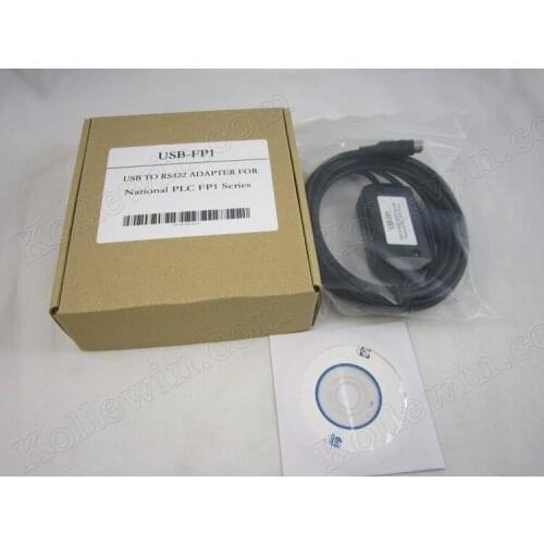 Free Shipping Compatible USB-FP1 PLC Programming Cable, USB/ FP1, Correspond to DFP1-U4, Support Win7/Win8