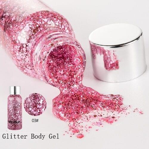 Glitter Mermaid Sequins Gel Eyeshadow Face Hair Lip Art Makeup Highlighter Shimmer Diamond Comestic Pigment Decoration TSLM2