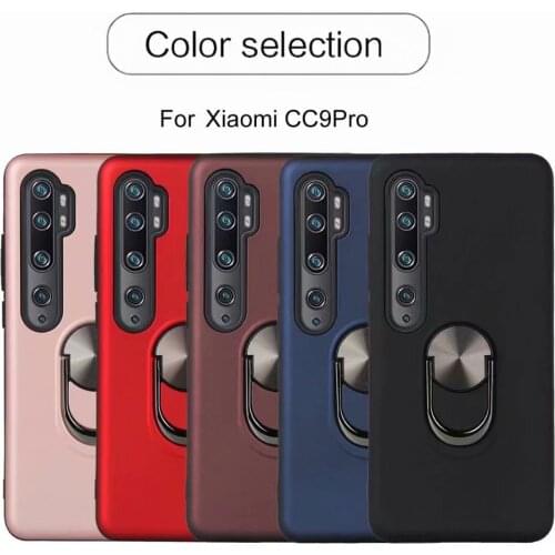 For Xiaomi Mi Note 10 Pro Case Hard PC+TPU With Stand Ring Magnet Armor Protect Back Cover Case for xiaomi mi note 10 CC9 PRO