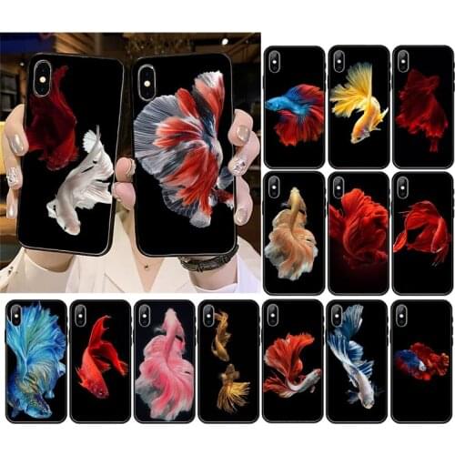 Colored pretty little fish Phone Cases for iphone 11 12 Huawei p smart mate 20 30 40 lite pro max plus soft silicone cover