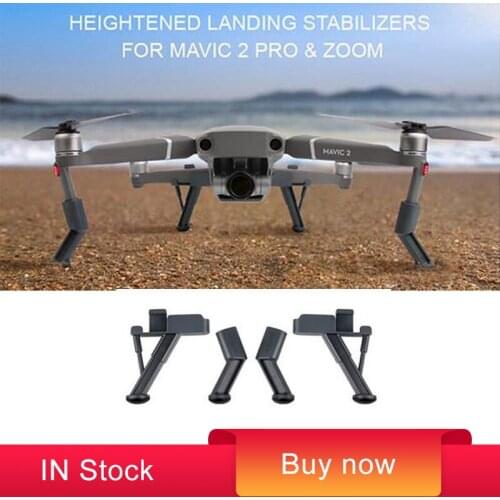 DJI Mavic 2 Landing Gear Extended Heighten Landing Gear Leg Support Feet Protector Accessories for DJI Mavic 2 Pro/Zoom drone