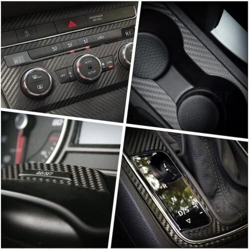 For SEAT LEON 5F/MK3 CONSOLE, INTERIOR TRIM COAT SET/2013-2020 Adhesive Decal Accessory Custom Product Vinyl Foil Long Life Auto