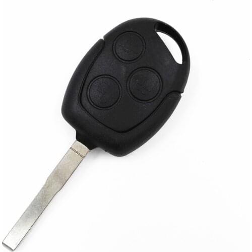 HKCYSEA 3 Button 433MHZ Remote Emtru Key with 4D63 chip HU101 Blade for Ford Mondeo Fiesta Focus