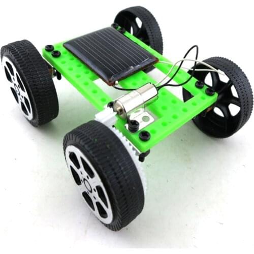 Solar Toys For Kids 1 Set Mini Powered Toy DIY Solar Powered Toy DIY Car Kit Children Educational Gadget Hobby Funny