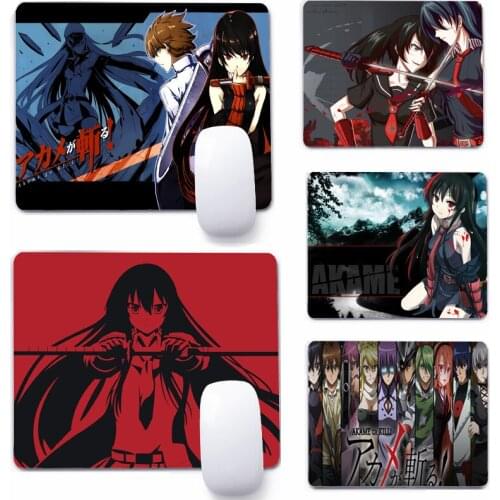 Anime Akame Ga Kill Mouse Pad Deskpad Gaming Writing Desk Mat Keyboard Mats For Office Home Computer Mousepad