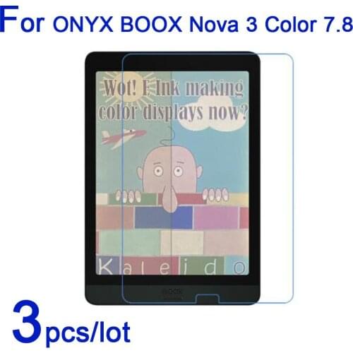 3pcs/lot Soft Clear/Matte/Nano Explosion-Proof Protective Films for ONYX BOOX Nova 3 Color 7.8" Ebook Tablet Screen Protectors