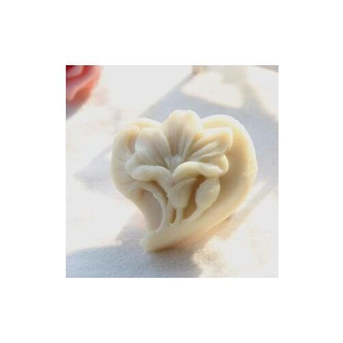 Wholesales flower soap mold Silicone Cake pan hansmade soap mold for free shipping