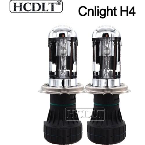 HCDLT Original Cnlight H4 Bixenon HID Bulb 35W 55W Xenon H4-3 Hi/Lo Beam Car Headlight Replacement Bulb Lamp 4300K 5000K 6000K