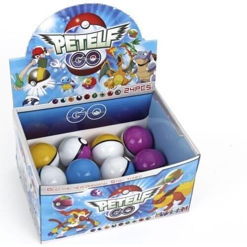 TAKARA TOMY Pokemon Pokeball 5cm 6pcs Original Toys Hobbies Action Toy Figures for Children Christmas Gift