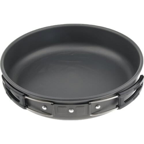 Portable Camping Cooking Pots and Pans, Cookware Outdoor Backpacking Fishing Picnic Cookware for 2-3 Person