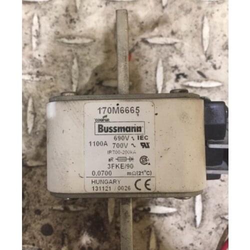 Fuses: 170M6667 1400A 690V (3FKE/90) / 170M6767 1400A 690V (3FKE/115) aR