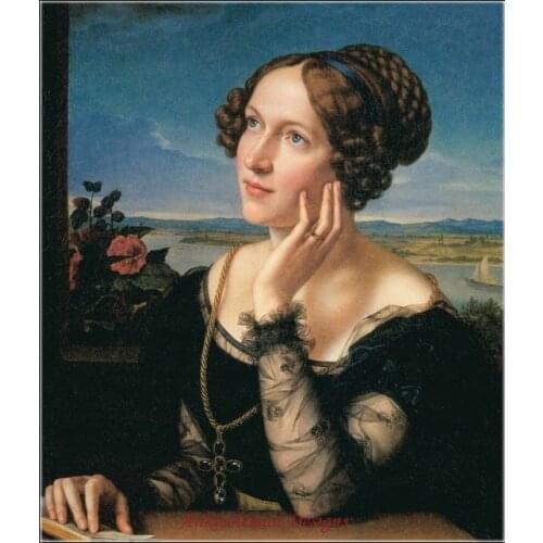 Needlework for embroidery DIY DMC High Quality - Counted Cross Stitch Kits 14 ct Oil painting - Wilhelmine