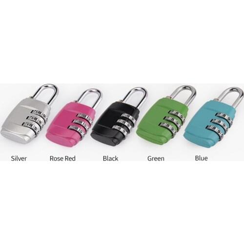 Outdoor travel anti-theft code locks Trolley travel luggage padlock accessories backpack drawer lock
