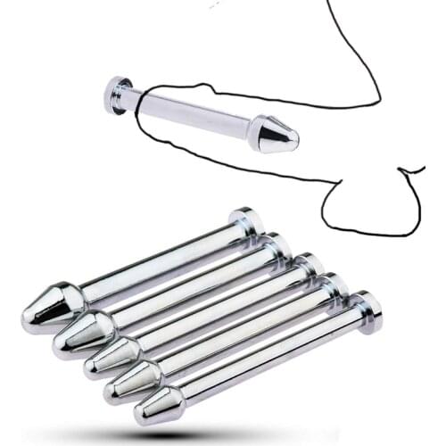 5Pcs/Set Metal Urethral Catheter Male Urethral Dilator Penis Plug Horse Eye Stimulation Sounding Masturbator Sex Toys for Men 18